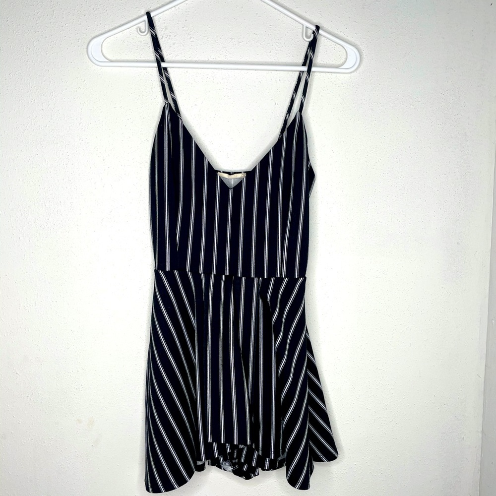 Pin striped skort